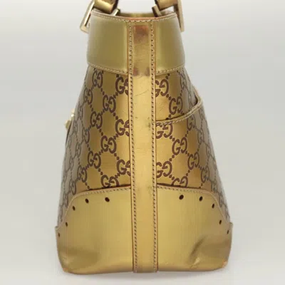 Pre-owned Gucci Ssima Gold Leather Tote Bag ()