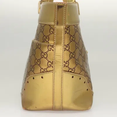 Pre-owned Gucci Ssima Gold Leather Tote Bag ()