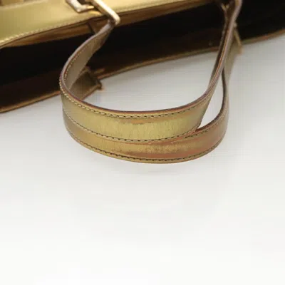Pre-owned Gucci Ssima Gold Leather Tote Bag ()