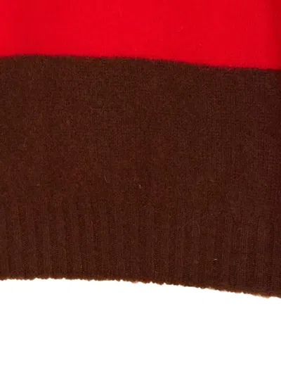 Howlin' Striped Crewneck Sweater Long Sleeves In Multi