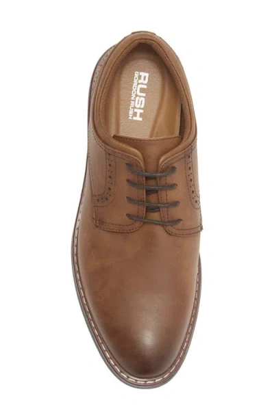 Rush By Gordon Rush Brogue Plain Toe Derby In Brown