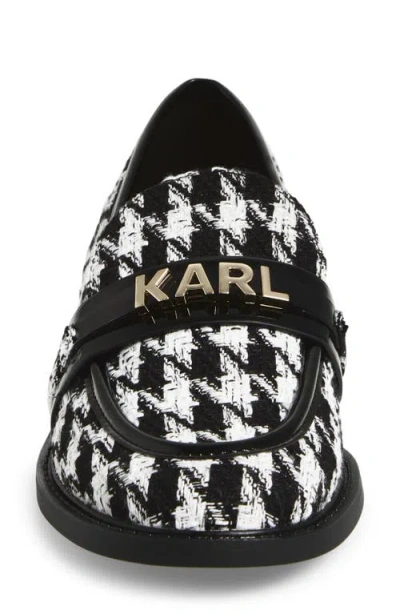 Karl Lagerfeld Paris Rainn Houndstooth Loafer In Multi