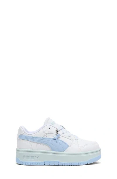 Puma Kids' Rebound Femme Low Top Sneaker In White