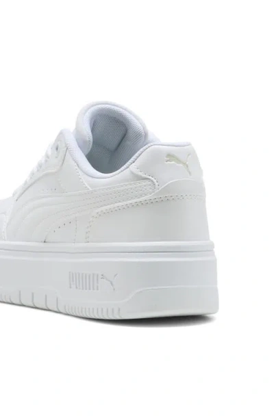 Puma Kids' Rebound Femme Low Top Sneaker In White