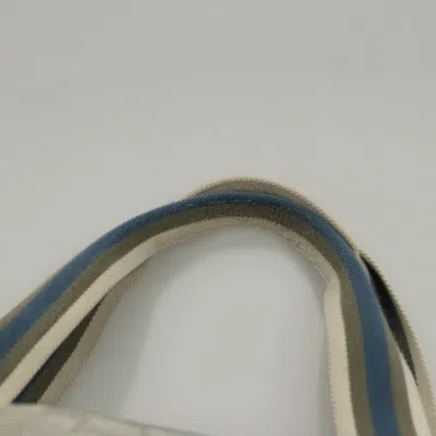 Pre-owned Gucci Sherry Silver Canvas Tote Bag ()