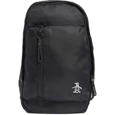 Original Penguin Sport Sling Crossbody Bag In Black