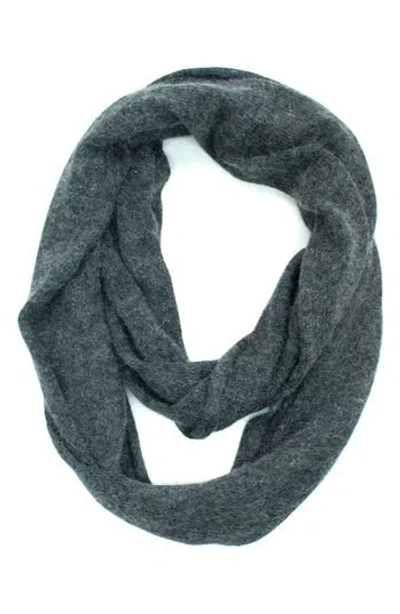 Portolano Plain Loop Scarf In Blue