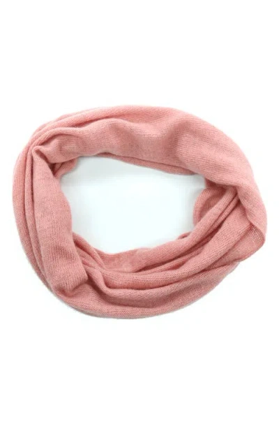Portolano Plain Loop Scarf In Pink