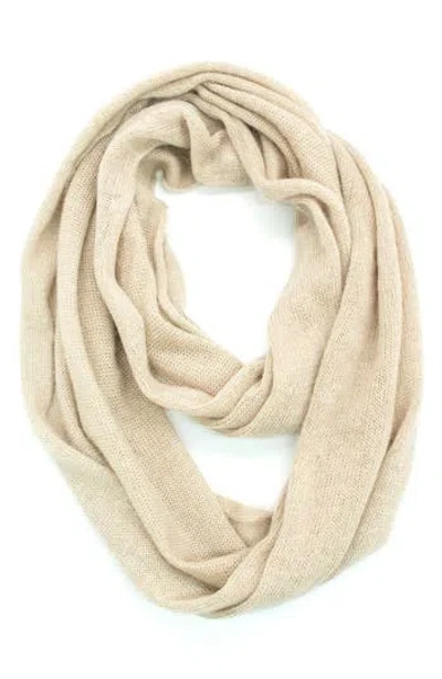Portolano Plain Loop Scarf In Neutral