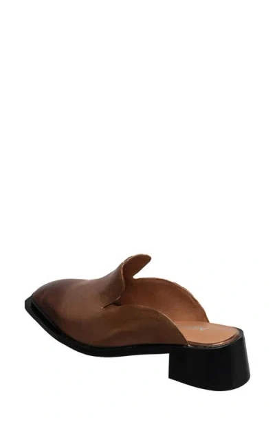 Antelope Harmony Leather Mule In Brown