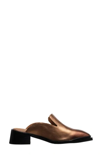 Antelope Harmony Leather Mule In Brown