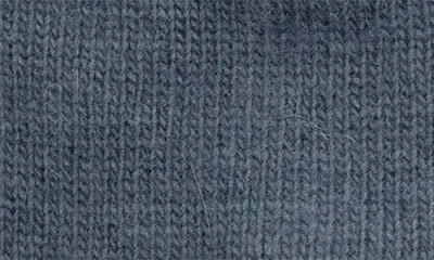 Portolano Gloves With Leather Buttons In Blue