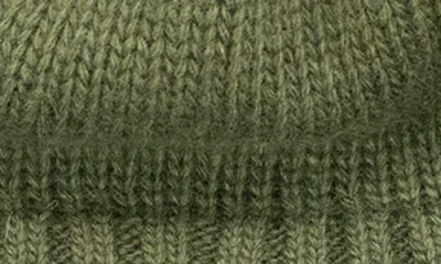 Portolano Minerva Button Beanie In Green