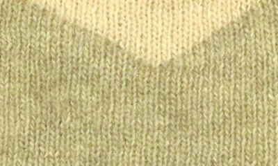 Portolano Heart Wool Blend Beanie In Green