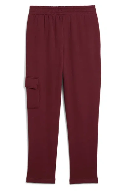 Puma Essentials Embossed Cargo Pants In Brown