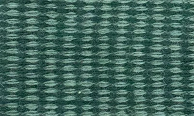 Portolano Alternating Color Rib Scarf In Green