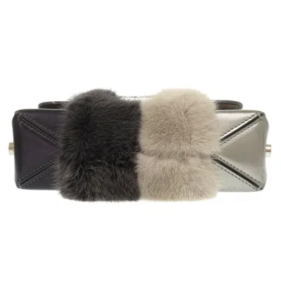 Pre-owned Jimmy Choo Gray Silver Leather Shoulder Bag ()