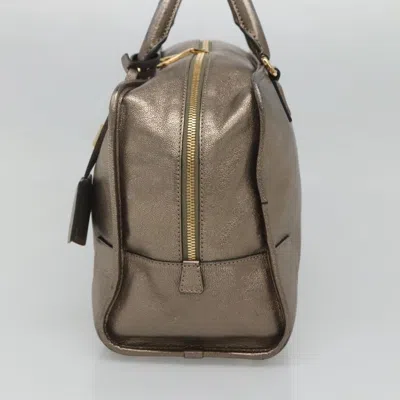 Pre-owned Loewe Amazona Gold Leather Travel Bag ()