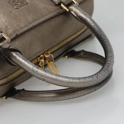 Pre-owned Loewe Amazona Gold Leather Travel Bag ()