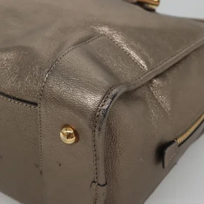 Pre-owned Loewe Amazona Gold Leather Travel Bag ()
