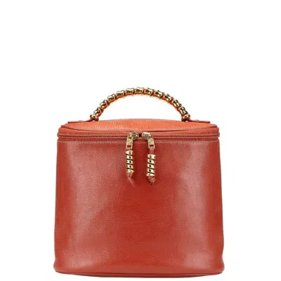 Pre-owned Loewe Brown Leather Handbag Vanity Bag ()