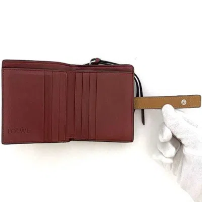 Pre-owned Loewe Brown Leather Wallet (bi-fold) ()