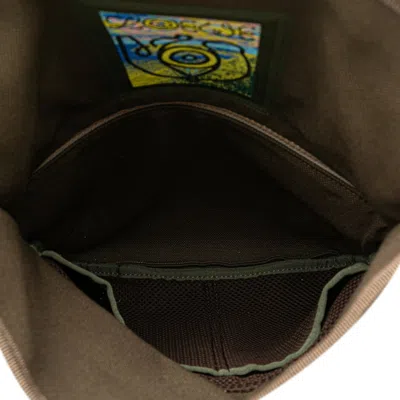Pre-owned Loewe Green Khaki Canvas Leather Shoulder Bag ()