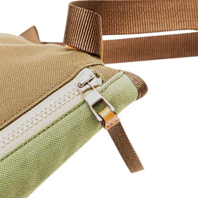 Pre-owned Loewe Green Khaki Canvas Leather Shoulder Bag ()