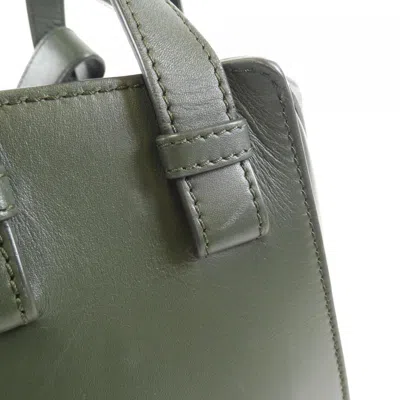 Pre-owned Loewe Khaki Leather Shoulder Bag ()