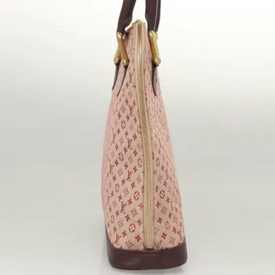 Pre-owned Louis Vuitton Alma Red Canvas Tote Bag ()