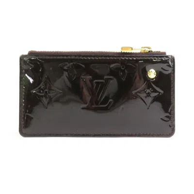 Pre-owned Louis Vuitton Amarante Patent Leather Coin Purse/coin Case () In Purple