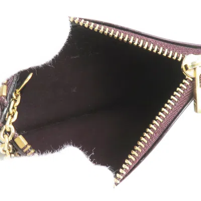 Pre-owned Louis Vuitton Amarante Patent Leather Coin Purse/coin Case () In Purple