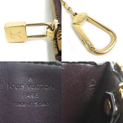 Pre-owned Louis Vuitton Amarante Patent Leather Coin Purse/coin Case () In Purple