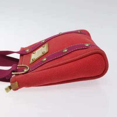 Pre-owned Louis Vuitton Antigua Red Canvas Tote Bag ()