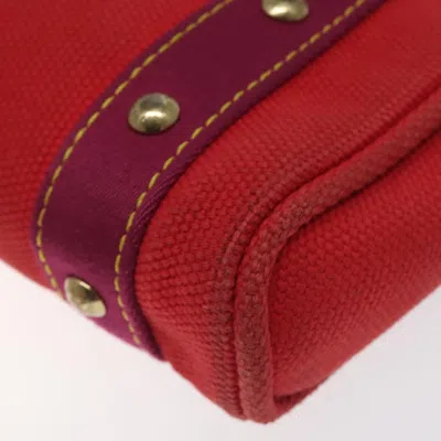 Pre-owned Louis Vuitton Antigua Red Canvas Tote Bag ()