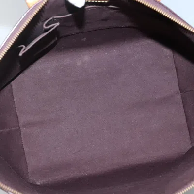 Pre-owned Louis Vuitton Bellevue Burgundy Patent Leather Tote Bag ()