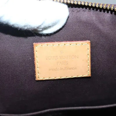 Pre-owned Louis Vuitton Bellevue Burgundy Patent Leather Tote Bag ()