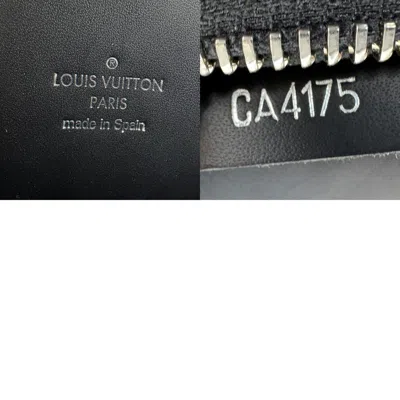 Pre-owned Louis Vuitton Black Blue Denim Handbag ()