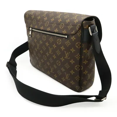Pre-owned Louis Vuitton Black Brown Monogram Monogram Macassar Monogram Shoulder Bag ()