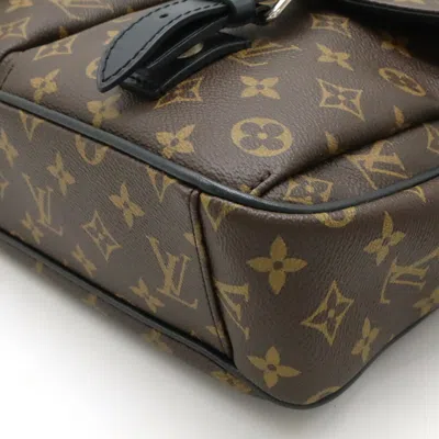 Pre-owned Louis Vuitton Black Brown Monogram Monogram Macassar Monogram Shoulder Bag ()