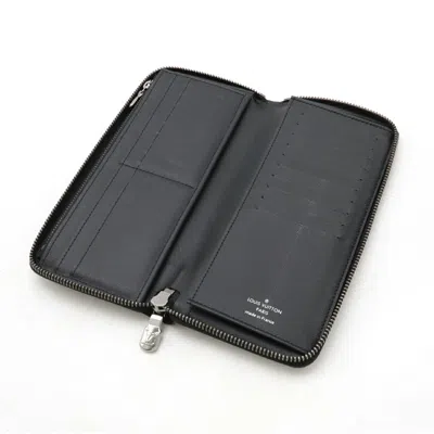 Pre-owned Louis Vuitton Black Gray Monogram Eclipse Monogram Eclipse Coin Purse/coin Case () In Multi