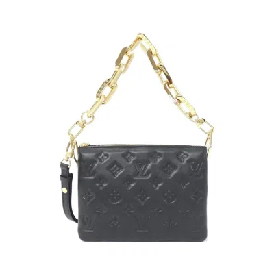 Pre-owned Louis Vuitton Black Leather Shoulder Bag ()
