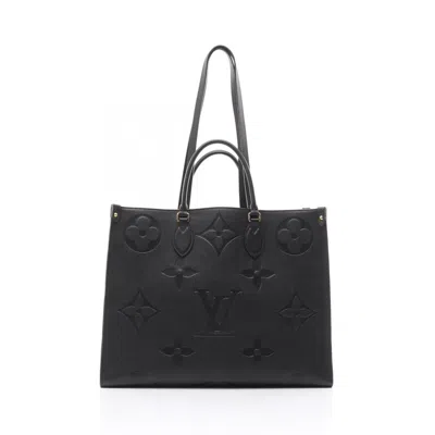 Pre-owned Louis Vuitton Black Monogram Empreinte Tote Bag ()