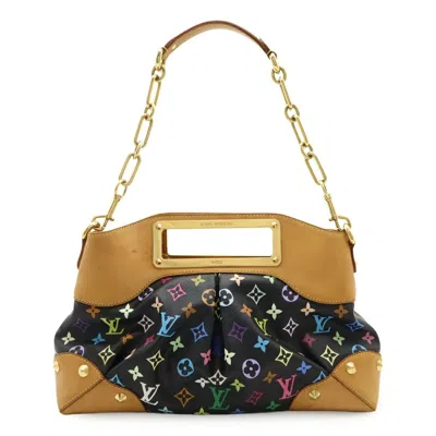 Pre-owned Louis Vuitton Black Multi-color Noir Monogram Multicolore Handbag Shoulder Bag ()