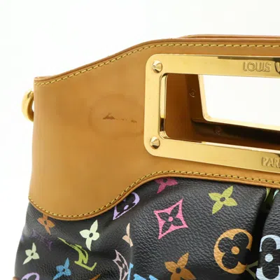 Pre-owned Louis Vuitton Black Multi-color Noir Monogram Multicolore Handbag Shoulder Bag ()