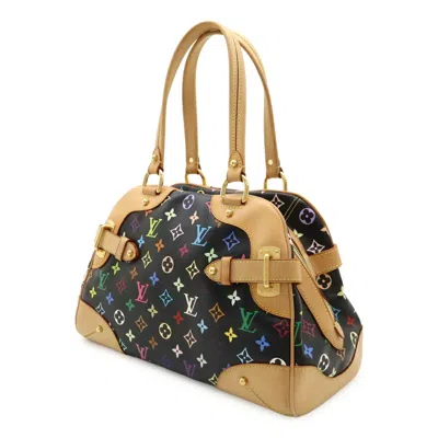 Pre-owned Louis Vuitton Black Multi-color Noir Pvc Handbag Shoulder Bag ()