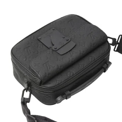 Pre-owned Louis Vuitton Black Noir Leather Shoulder Bag ()