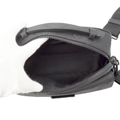 Pre-owned Louis Vuitton Black Noir Leather Shoulder Bag ()
