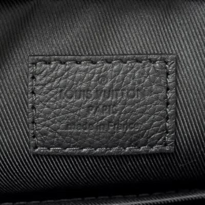 Pre-owned Louis Vuitton Black Noir Monogram Shadow Shoulder Bag ()