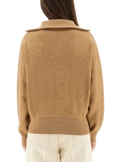 Isabel Marant Étoile "axelle" Jersey In Brown